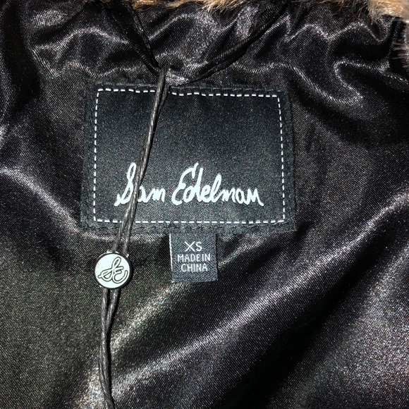 NWT SAM Edelman XS Leopard Short Chubby Coat - Picture 5 of 6